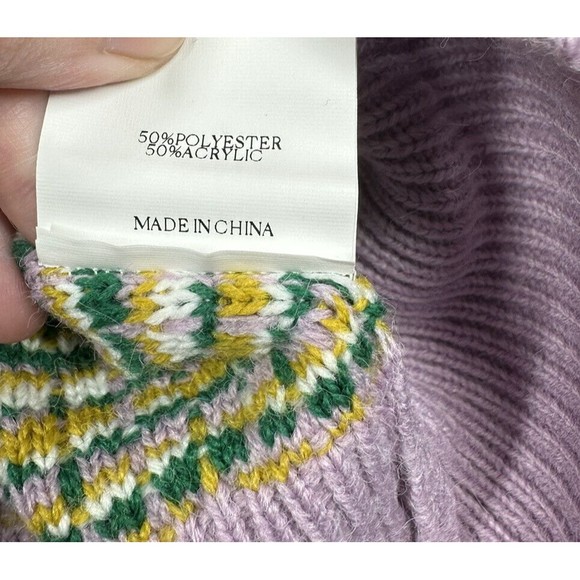 CIDER LAVENDAR GREEN Summer Of ‘89 Button Up Cardigan One Size Preppy - Picture 6 of 6